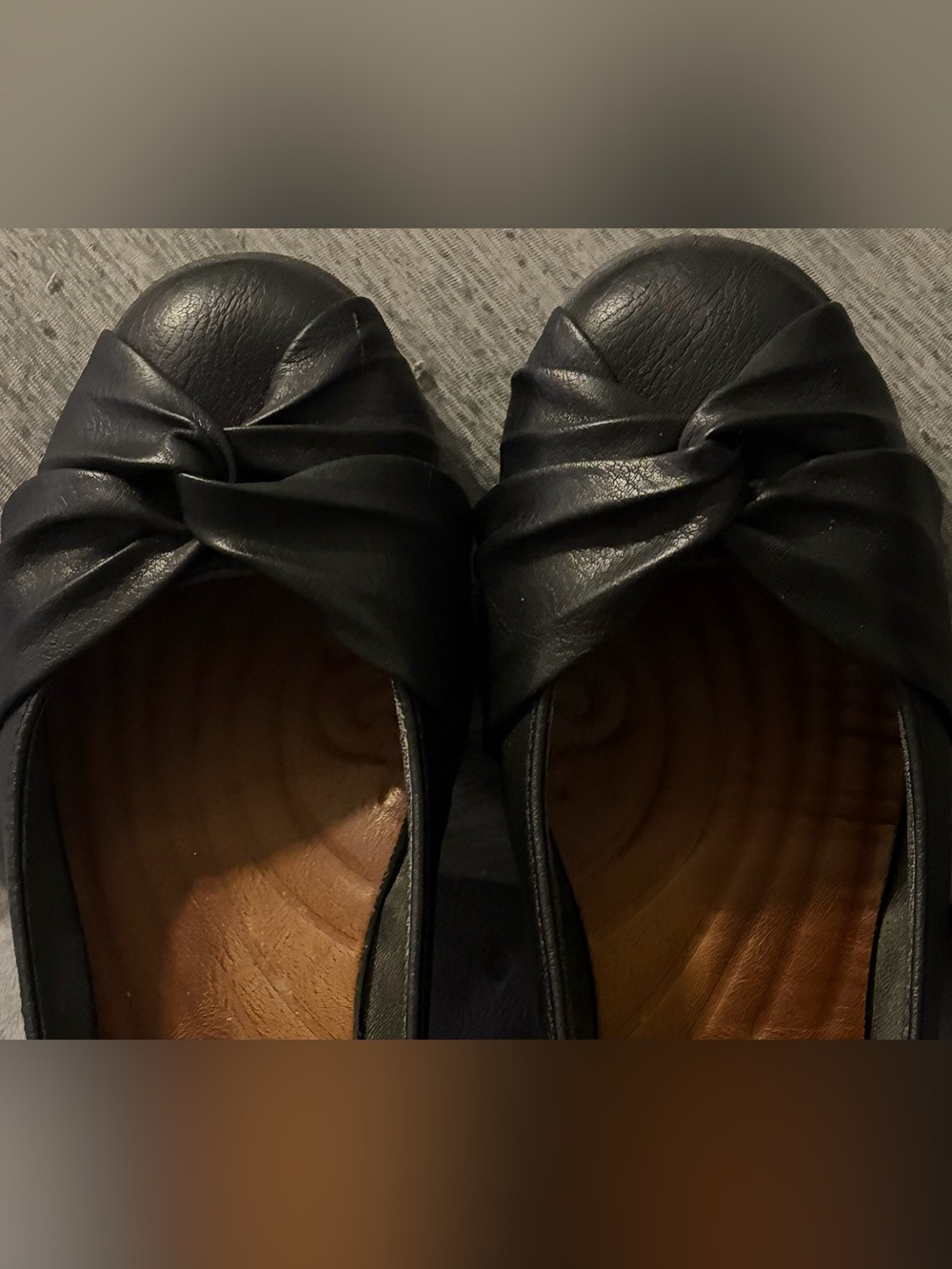 Malibu Black Knot-Front Women's Flats